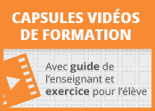 Capsules vidéos de formation